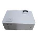 Projecteur LCD portable mini HTP modèle W5 1080p 300 lumens ANSI, mise au point manuelle, compatible 4K, stéréo HIFI pour home cinéma