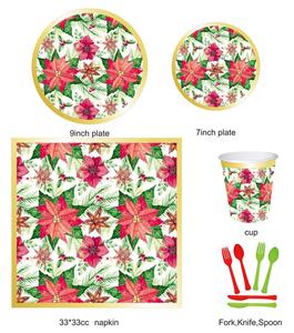 Fiesta <span class=keywords><strong>de</strong></span> Navidad tema niños papel decoración/fuentes del partido del tema del cumpleaños - Product Image 1