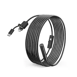 Prix de gros 7mm 1 mètre câble souple 3 en 1 étanche usb caméra de contrôle des tuyaux d'égout <span class=keywords><strong>piscine</strong></span> - Product Image 2