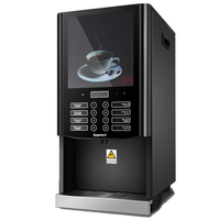 Machine à café entièrement automatique Sapoe pour usage commercial avec distributeur de café expresso, latte, mocha, cappuccino et autres mélanges