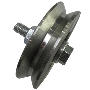 <span class=keywords><strong>Roulette</strong></span> de <span class=keywords><strong>porte</strong></span> d'usine de rainure en U, roue soutenue par support en acier - Product Image 3