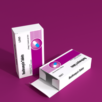 Boîte de médecine pharmaceutique imprimée personnalisée Boîtes d'emballage pour comprimés Étui pour capsules de supplément santé