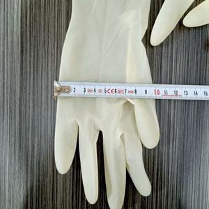 Guantes de látex blancos, guantes de goma, guantes largos de látex de alta elasticidad, impermeables, venta al por mayor a 1-2 yuanes. - Product Image 5