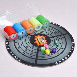 Fichas de Póker Personalizadas al por Mayor, Estilo Monte Carlo, Tres Tonos, Cerámica, PP Ecológico, Caja de Aluminio Resistente, Hechas a Mano, 14g, 40mm - Product Image 4