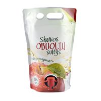 Gedrukte recyclebare 3L 5L 10L staande spout PE-zak met Flexiloop-handvat en klep voor fruitsapdranken