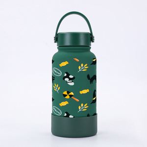 Portable Sports Vacuum Insulated <b>Flask</b> Stainless Steel Water Bottle <b>Metal</b> Gym Water Bottle - Product Image 1