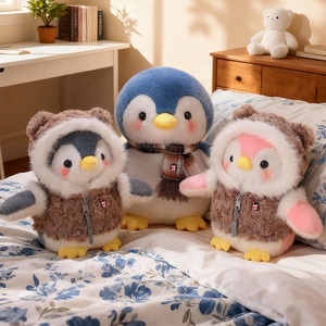 Nouveauté : Peluches Kawaii 20cm 30cm, Peluche <span class=keywords><strong>Pingouin</strong></span> Colorée, Peluches Douces pour Enfants - Product Image 5