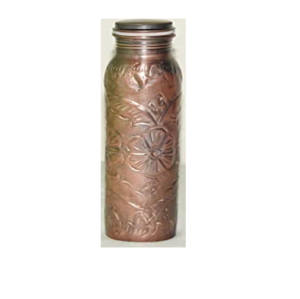 ขวดน้ำทองแดงอายุรเวท,ขวดน้ำดื่มทองแดงแฟนซีแบบอินเดีย - Product Image 3