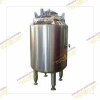 Réservoir d'air horizontal personnalisable de 1000 L, résistant à une pression de 12 bars, en acier inoxydable HDPE, pompe automatique pour le stockage d'huile de camion