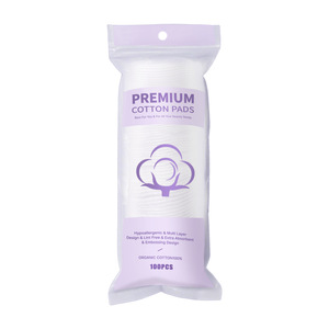 Personnalisation professionnelle spécial cosmétique coton circulaire épais gaufrette trois couches tampons démaquillants ne laissent pas tomber la laine - Product Image 4