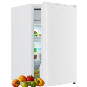 Mini-réfrigérateur à porte unique 70L noir, congélateur compact pour usage domestique, extérieur et hôtelier, alimentation électrique, modèle de table français - Product Image 1