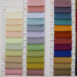 100% poliestere leggero 57/58 "imitazione acetico crêpe tessuto per pantaloni eleganti giacca giacca camicia - Product Image 6