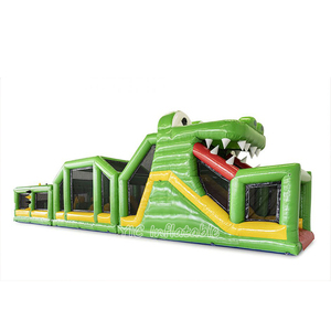 Carrera de obstáculos inflable divertida de alta calidad para adultos y niños Castillo inflable popular - Product Image 1