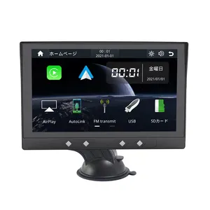 Moniteur Carplay Portable Android Auto, écran tactile FM de 7 pouces, lecteur DVD de voiture, Navigation Portable pour Radio Pioneer