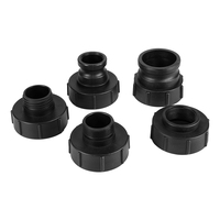 RACCORD DE RÉSERVOIR D'ACCOUPLEMENT IBC S100X8 Femelle x S60X6 Mâle Raccords IBC 3 à 2 pouces Accouplement Camlock en plastique