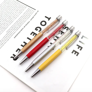 C & H Tùy Chỉnh Bút Bi Vàng Bột Bút Kim Loại Pha Lê Đá Kẹo 1.0Mm Khuyến Mại Văn Phòng Trường Quà Tặng Tùy Chỉnh Bóng Bút - Product Image 2