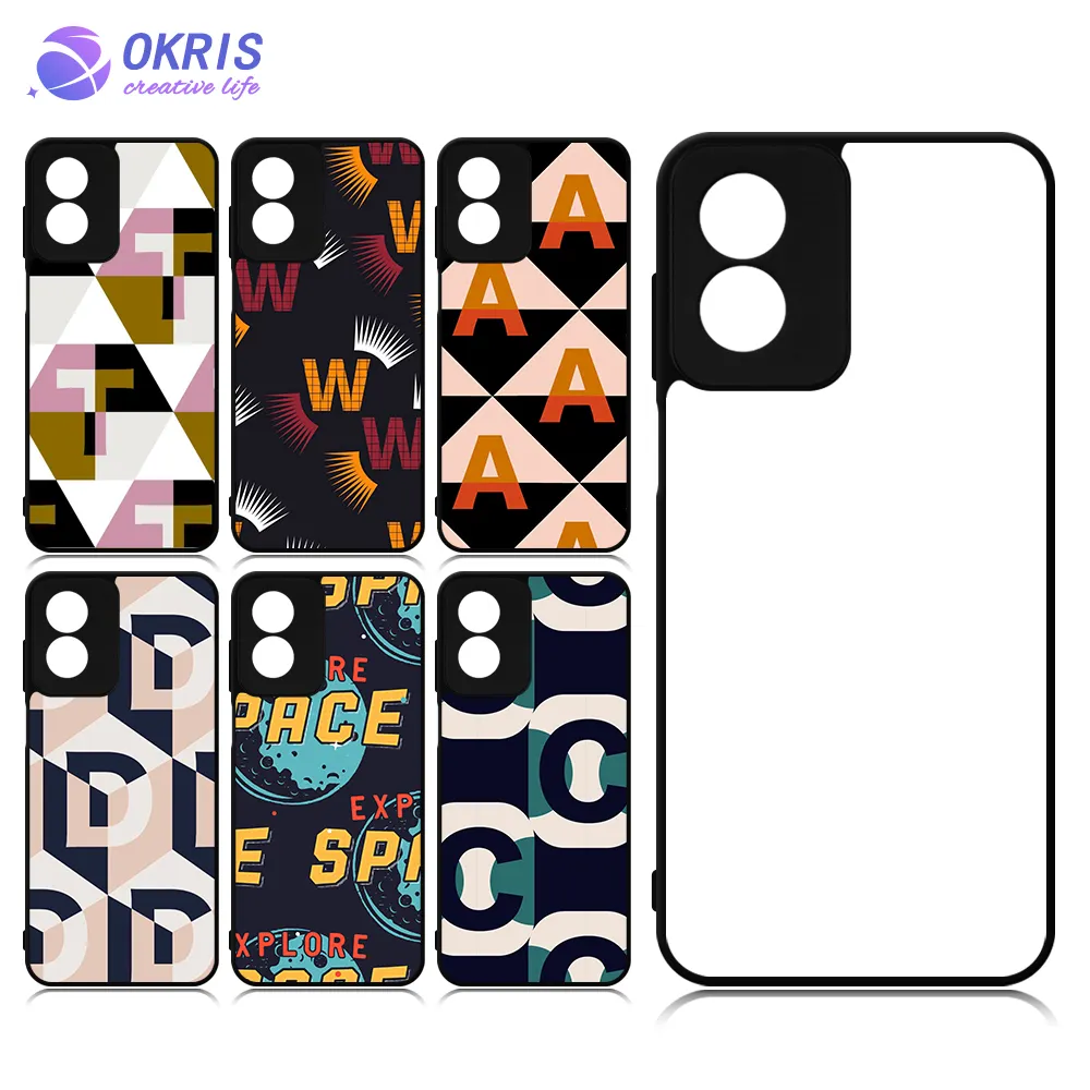 Free Sample DIY Blank Sublimation 2D Soft Rubber Mobile Phone Cover For Moto G Stylus 5G 2024 /G 5G 2024/G Play 5G 2024