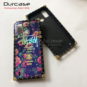 Boîte de luxe pour femmes étui de téléphone portable fantaisie <span class=keywords><strong>fleurs</strong></span> bleues pour infinix hot 40 40i 12 play smart 6 note 11 spark hot10i hot11s étuis - Product Image 5