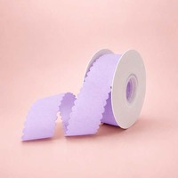 Ruban en satin de polyester côtelé ondulé de 4 cm, nœud fait main, 20 yards, emballage festif pour cadeaux et bouquets de fleurs