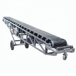 Industrieller Geneigter Mobiler Gummibandförderer für Schüttgut-Transport - Product Image 1