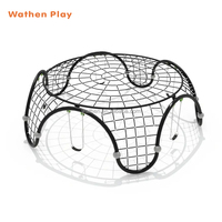 Filet d'escalade pour enfants Wathen BLA-1506 de haute qualité, équipement de terrain de jeu extérieur pour l'entraînement physique des enfants, idéal pour les parcs d'aventure