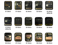Layar LCD Touch Screen untuk IWatch Seri 1 2 3 4 5 6 7 8 9 10 SE 12 38mm 40mm 42mm 44mm 41mm 45mm 49MM 42mm 46mm Layar LCD