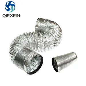 Doppels chicht Aluminium folie Luftkanal Aluminium Flexible Feuerlösch schlauch Abzweig rohre Luft Industrieller flexibler Kanal