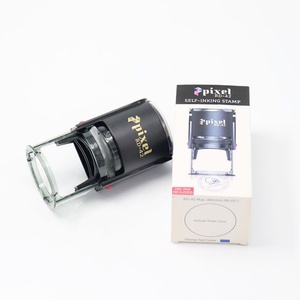 Biodegradable Custom Logo Patterns Digital Printed Square Paper <b>Box</b> Self-inking Stamp Packaging Boxes Self Erecting Boxes - Product Image 3