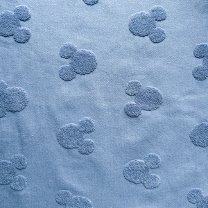 Tissu en jacquard uni en coton 75% et polyester 25%, tricoté en éponge, 300 g/m², antistatique, respirant, évacuant l'humidité, peignoirs de bain, plage, filles - Product Image 3