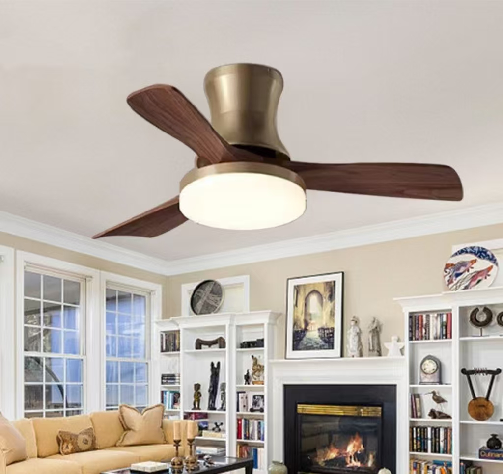 Walnut(3 Blades + Canopy Mount)