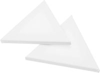 Toiles triangulaires multi-tailles en gros, formes irrégulières, toiles vierges pour la création artistique des artistes