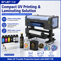 Imprimante UV DTF haute définition 60 cm CMYK Blanc Vernis Impression en une seule passe pour emballages cosmétiques Usine Imprimante UV DTF 60 cm