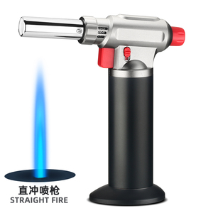 Accendino a Fiamma per BBQ, Torcia Lunga 20 CM Antivento per Campeggio e Attività all'Aperto, Pistola Spray in Alluminio e Acciaio Inox, Cartuccia 360 Gradi, Omaggi - Product Image 3