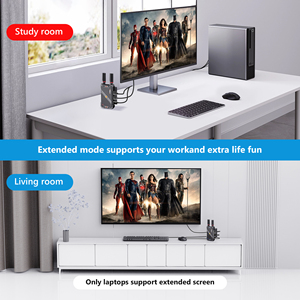 Trasmettitore e Ricevitore Video <span class=keywords><strong>KVM</strong></span> HDMI Wireless Utilizza Mouse e Tastiera per il Controllo Remoto Risoluzione Full HD per Riunioni in Ufficio - Product Image 3