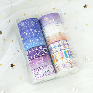 Cintas <span class=keywords><strong>Washi</strong></span> Impresas Personalizadas con Diseño Personalizado, Precio al por Mayor, Patrón Encantador, OEM Promocional - Product Image 4