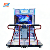 Machine d'arcade commerciale Pump It Up Phoenix Dance Simulator, borne de jeu de rythme à pédalier à monnayeur