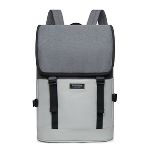 Sac à dos pour ordinateur portable sportif décontracté multifonctionnel à grande capacité, à motif géométrique, imperméable et antivol, fabriqué en Chine - Product Image 1
