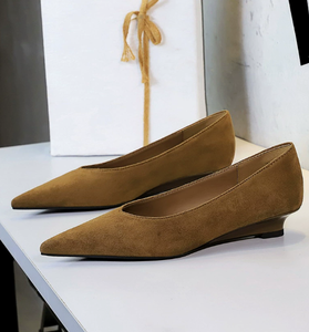 Chaussures à talons compensés rétro pour femmes UP-2707J, chaussures à talons bas, chaussures de bureau pour femmes, chaussures à bride arrière, chaussures habillées - Product Image 4