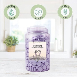 เม็ดฟู่สมุนไพรแบบกำหนดเองสำหรับขายส่งจำนวนมาก สำหรับทำเล็บมือและเล็บเท้า ช่วยปลอบประโลมและทำความสะอาดผิวสำหรับสปาเท้า - Product Image 3