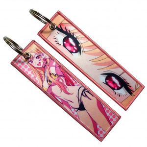 <b>Custom</b> Kawaii Safety Wallet Accessories Key Chain Jettags Embroidery Japan Anime Jet Tag <b>Keychain</b> - Product Image 4