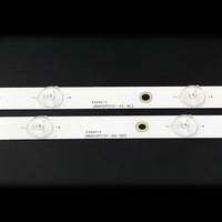 Barre de rétroéclairage TV AOT LE65U7970 7+7 LED IP20 en plaque d'aluminium pour réparation de téléviseurs SAMSUNG 65 pouces, lumière du jour 6000K