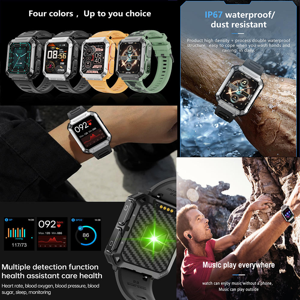 Reloj Inteligente Reloj Digital MuÃ±eca Impermeable Deportes Al