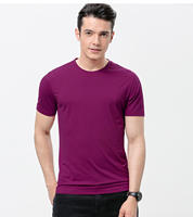 Camiseta Ecológica Extra Grande de Bambú con Estampado Personalizado, Camiseta de Fibra de Bambú Orgánica Sostenible
