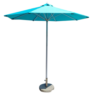 Hoogwaardige logo bedrukte parasol van aluminium, vierkante buitenparasol voor terras, zonnescherm voor café, koffiezaak en markt. - Product Image 5
