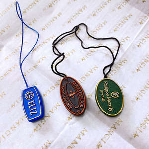 Chất lượng cao dập nổi giá thẻ tùy chỉnh tên thương hiệu logo nhựa thẻ đồng hồ - Product Image 3