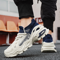 En stock, vente en gros, nouvelle collection 2026, chaussures de sport respirantes en tissu tissé, légères, semelle souple, chaussures de course décontractées pour hommes