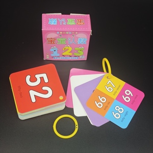 Tarjetas Flash <span class=keywords><strong>para</strong></span> niños pequeños y niños | Tarjetas educativas aprobadas por el instructor <span class=keywords><strong>para</strong></span> niños en edad <span class=keywords><strong>preescolar</strong></span> con anillo - Product Image 1