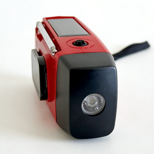 <span class=keywords><strong>Radio</strong></span> meteorológica portátil de emergencia solar con manivela AM/FM/NOAA, función de <span class=keywords><strong>internet</strong></span>, material plástico, color rojo - Product Image 4