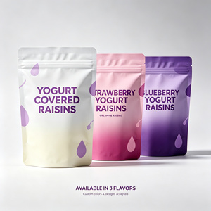 Custom Printed Stand Up Pouch Resealable Zipper Plastic Packaging <b>Bag</b> With Window for Food - Product Image 5