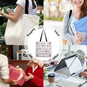 <span class=keywords><strong>Borsa</strong></span> da donna in tela pieghevole da infermiera-battito cardiaco per la mamma - Product Image 6